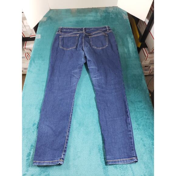 Michael Kors Jeans Size 6 Womens Blue Pants Denim Mid Rise Skinny - Picture 12 of 13